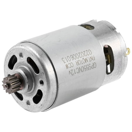 

RS550 12V DC Motor DIY Tool Kit with Two-Speed 12 Teeth and High Torque Gearbox for Electric Drill Screwdriver