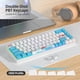 thumbnail image 3 of Ussixchare Teclado Mecánico para Juegos con Switches Azules RGB por Cable 65%, 3 of 8