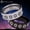 Black, variant on Star of David Tungsten Carbide Ring