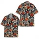 thumbnail image 4 of Camisetas hawaianas divertidas con estampado 3D de mapache, manga corta, sueltas y transpirables, estilo polinesio Tiki, para fiestas en la playa, para mujeres y niños, 4 of 4
