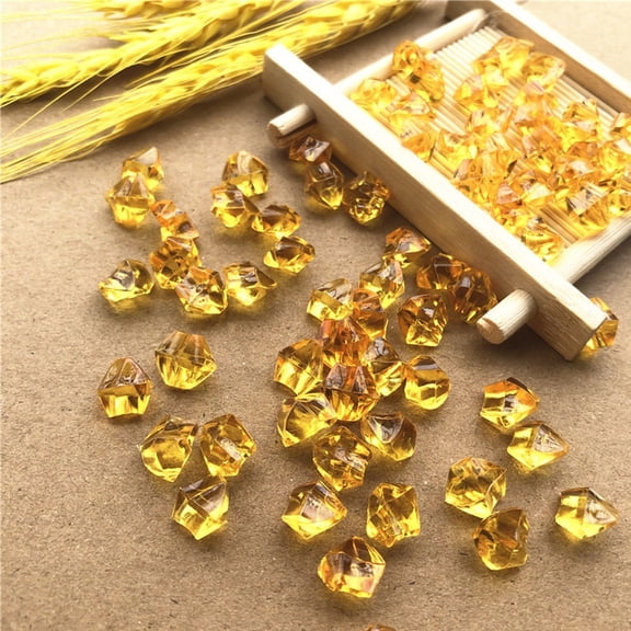Veeogra Clearance,Stone,Crystals,200 Pcs Acrylic Ice Rocks Crystals Gems Bulk Crystals Plastic Diamonds For Vase Filler Wedding Decoration Table Scatter Party Arts Crafts Display,Clearance