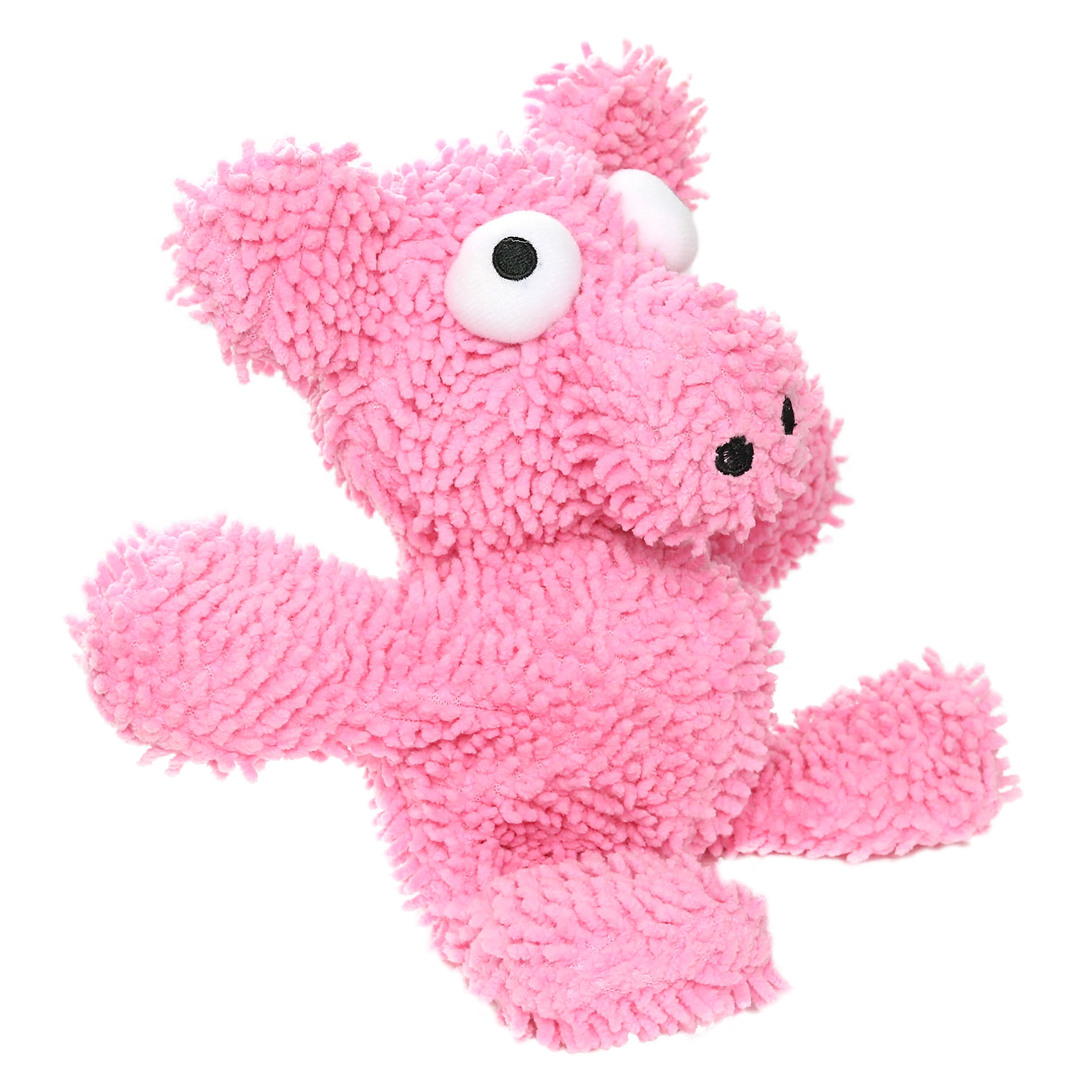 Mighty Microfiber Ball Med Pig Durable Plush Squeaky Dog Toy