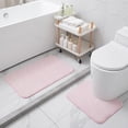 thumbnail image 4 of Bathroom Rug Set 2 Piece,Soft Absorbent Microfiber Bath Rugs and U-Shaped Contour Toilet Rug,Non-Slip Bath Carpet,Machine Wash Dry,Bath Mats for Bathroom 32"x20"+20"x16", 4 of 7
