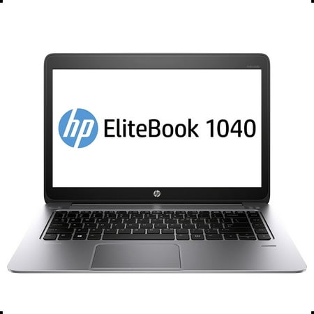 HP EliteBook FOLIO 1040 G1 14 Laptop, INTEL CORE I5-4300U 1.9GHZ, 8G DDR3L, 128G SSD, DP, USB 3.0, Windows 10 Pro 64 Bit-Multi-Language(EN/ES/FR) Used Grade A
