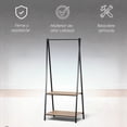 thumbnail image 3 of Ilios Innova | Estantería Tipo Perchero con Repisas de MDF con Melamina y Estructura Metálica, Diseño Moderno y Funcional para Recámara, Entrada u Oficina, 3 of 9