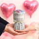 thumbnail image 5 of Decoraciones para el día de San Valentín, mini ramo de flores de simulación de rosas, regalo de San Valentín para enviar a la novia, cumpleaños, boda, regalo para compañeros, ramo de mano de rosas de, 5 of 6