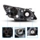 thumbnail image 5 of Faros delanteros AmeriLite para Lexus IS300 2001-2005, color negro, 5 of 5