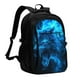 thumbnail image 1 of Fotbe Wolf Mochila con Estampado y Puerto USB para Hombre y Mujer, Mochila Antirrobo, Mochila de Viaje, Mochila Escolar, Mochila Universitaria, 1 of 7