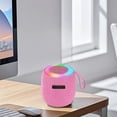 thumbnail image 5 of Horivan Portable Bluetooth Speaker with Powerful Bass, RGB Lights, 12H Playtime, Waterproof for Outdoor, Home, Travel, Party Mini Wireless Speaker USB Playback, 5 of 6