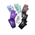 thumbnail image 5 of Guantes de punto para mujer, cálidos guantes de medio dedo bordados de lana para otoño e invierno, 5 of 5