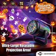 thumbnail image 4 of Halloween Projector LED Light Waterproof Pumpkin Ghost Adjustable Angle, Indoor Holiday Party Decor Plug-in Holiday Decorative Light, 4 of 5