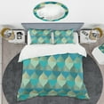thumbnail image 2 of Designart 'Luxury Retro Drops I' Mid-Century Modern Duvet Cover Set, 2 of 4