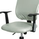 thumbnail image 2 of Funda para silla de oficina dividida, lavable, elástica, a prueba de polvo, de piel sintética, impermeable Funda de asiento gris, 2 of 9