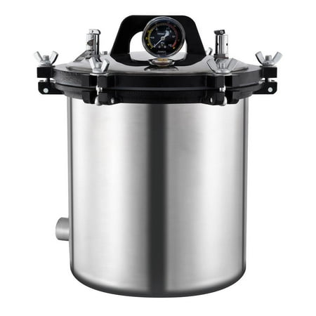 Steam Autoclave, 18L Stainless Steel Lab Autoclave, 110V Canner Pressure Cooker, High Pressure Steam Sterilizer for Mushroom Growing
