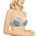 thumbnail image 3 of Wingslove Women's Push up Bra Underwire Seamless Comfort Lightly Padded Plunge T-Shirt Bra, Gray 34B, 3 of 6