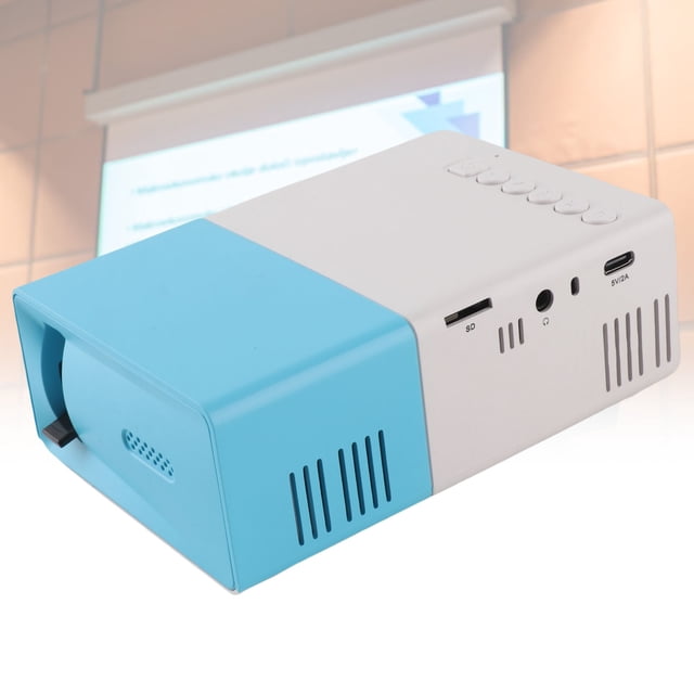 Proyector Pequeño, Espejo De Pantalla Inalámbrico Con Cable Portátil HD 1080P 10000:1 Relación De Contraste Proyector De Películas Al Aire Libre Para Cine En Casa