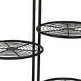 thumbnail image 3 of 36 Inch Plant Stand. 3 Tier - Foldable Open Metal Frame - 3 Shelves - Black, 3 of 5