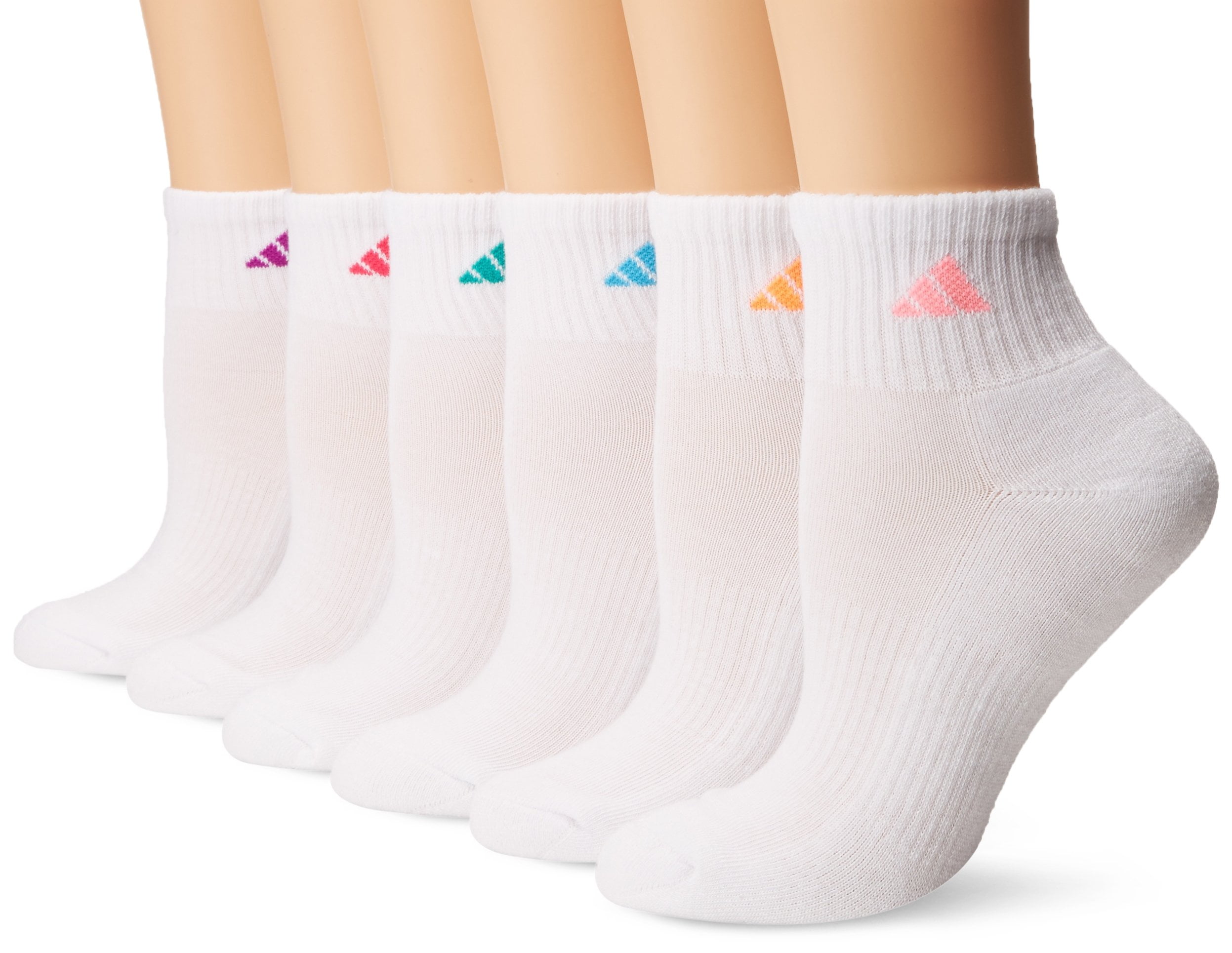 Adidas - adidas Women's Quarter Sock (6-Pack) - Walmart.com - Walmart.com