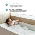 thumbnail image 3 of Fine Fixtures Acrylic-Fiberglass Soaking Bathtub, White. Alcove | Apron Front Left Hand 72"x36", 3 of 15