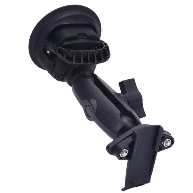 Motorcycle GPS Mount Nylon Handlebar Mounts Spine Holder with 1 Inch Ball for Handheld Device Black