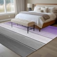 thumbnail image 4 of 5'x8' Area Rugs, Purple Gray Indoor Outdoor Area Rug for Living Room Bedroom, Vintage Rustic Abstract Striped Wooden Grain Washable Bathroom Rugs Kitchen Floor Carpet Mats Home Decor Aesthetic, 4 of 8
