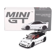 Mazda AZ-1 Liberty Walk LB40 RHD White with Black Top 2024 Tokyo Auto Salon Limited Edition 1/64 Diecast Model Car by Mini GT