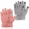 thumbnail image 2 of braveheart 2a Of Tablet Experience With Touch Screen Gloves Suitable For All Kinds Grey+Pink, 2 of 6