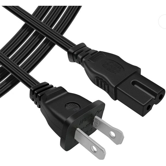 Nuxkst AC Power Cord Cable for Brother XR1355 XR3140 XR3340 Sewing Machine 2-Prong