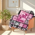thumbnail image 3 of DAJU Birthday Blanket Birthday Gifts for Women Stepping into 30th Birthday Like A Queen Soft Throw Blanket Best Happy 30th Birthday Gifts for Women 30th Woman Birthday Gift Ideas(30*40inch), 3 of 5