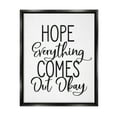 thumbnail image 2 of Stupell Industries Casual Bathroom Calligraphy Sign Humor Phrase Graphic Art Luster Gray Floating Framed Canvas Print Wall Art, Design by Lettered and Lined, 2 of 5