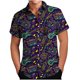 thumbnail image 1 of Mens Casual Botón Arriba Camisas Manga Corta Cuello Cubano Vintage Impresión Estilo 1950S Tela Elástica de Cuatro Lados para la Fiesta de Vacaciones en la Playa, 1 of 8