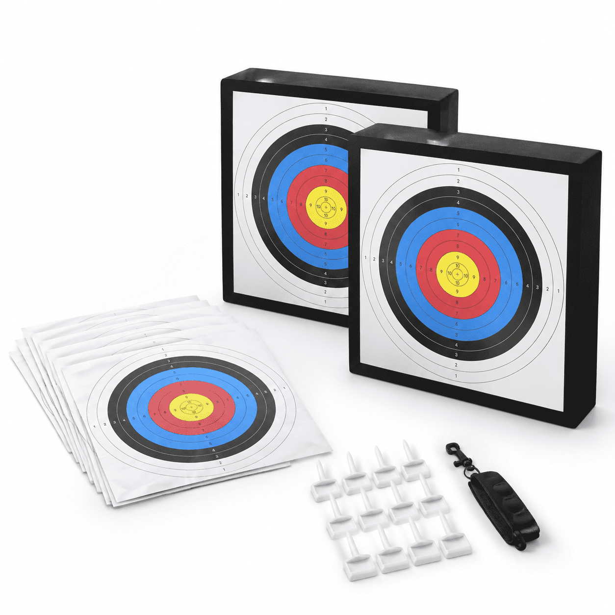 20 Inch High-Density EVA Foam Archery Target Block with Accessories