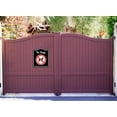 thumbnail image 2 of No Dogs Symbol BLACK Aluminum Composite Sign, 8.5"x10", 2 of 5