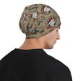 thumbnail image 5 of Xecao Santa Claus cute Print Beanie Knitted Hat for Men Women, Winter Fashion Knit Cuffed Caps Unisex, 5 of 7