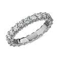 thumbnail image 1 of 1.00 T.C.W Round Shape Natural Diamond Latest Design Wedding Eternity Band for Ladies Solid 950 Platinum Size 8, 1 of 7