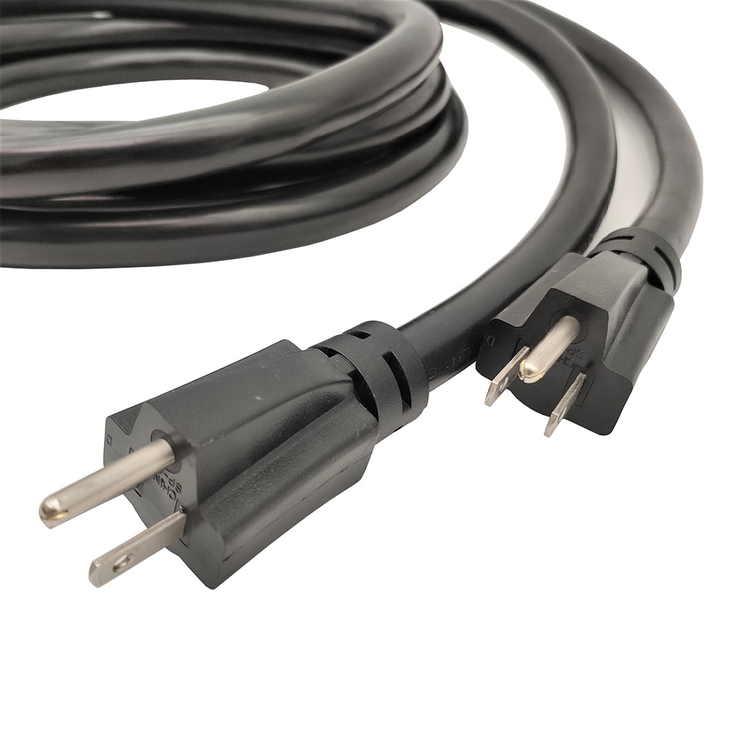 Parkworld 886115A Combiner, Household (2) 5-15 Plug Dual Males to Generator Twist Lock L14-30 Receptacle Female Y Adapter Cord (13.5 FT)