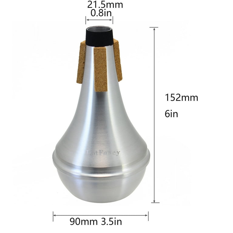 LotFancy Aluminum Straight Trumpet Mute Walmart