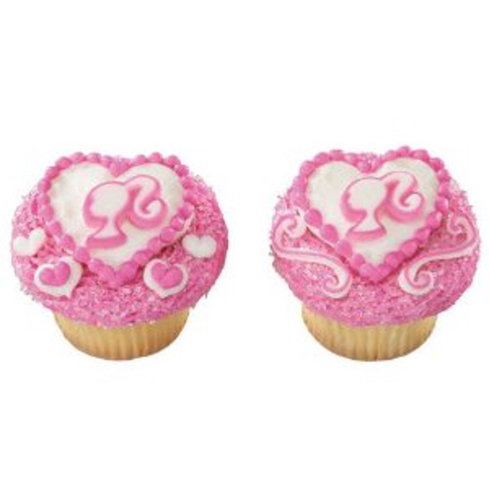 Barbie Edible Sugar Cupcake & Cake Decoration TopperPack of 16