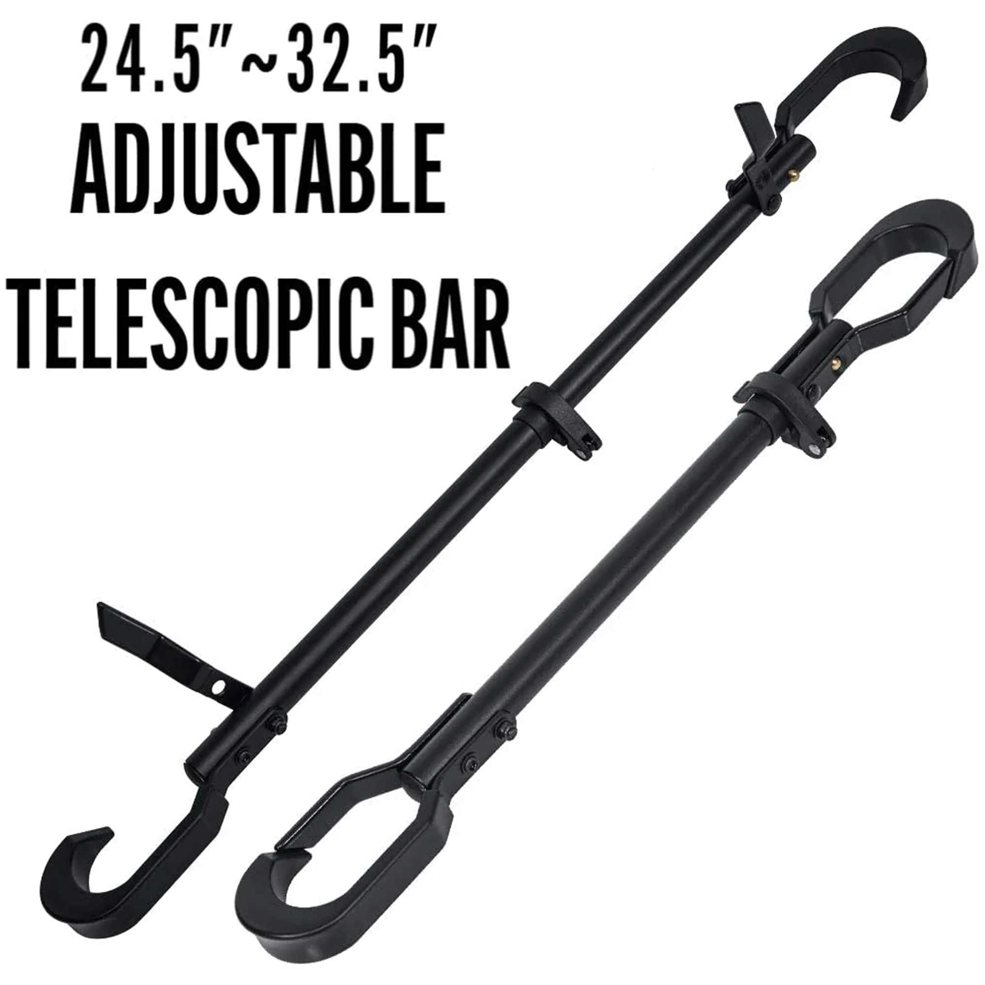 KAC Quick Release Bike Frame Mount Adjustable Telescoping Bar Adapter