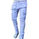 thumbnail image 3 of Pantalones de hombre con múltiples bolsillos y múltiples bolsillos, pantalones cargo para hombre, pantalones de jogging ajustados y elásticos, pantalones holgados de licra, ropa de alta calidad, noved, 3 of 5