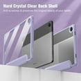 thumbnail image 3 of Fintie Hybrid Slim Case for Lenovo Tab M10 Plus (3rd Gen) 10.6" 2022, Shockproof Cover with Clear Transparent Back Shell for Lenovo Tab M10 Plus Gen 3 10.6" Tablet (Lilac Purple), 3 of 9