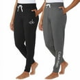 thumbnail image 2 of Calvin Klein Ladies' Jogger, 2-pack 1580761 (Black/Ashford Grey Heather, X-Large), 2 of 6