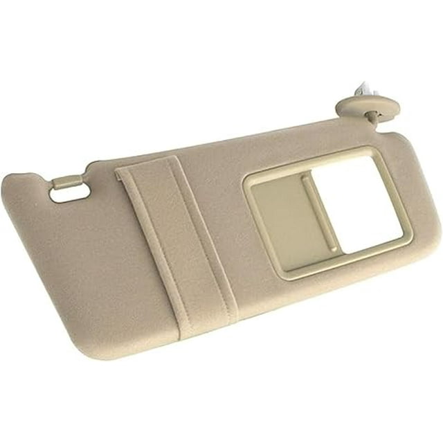 Beige Car Sun Visor Shade Left Side Right Side Driver Passenger Compatible For Toyota Camry 2007 2008 2009 2010 2011(Beige Left)