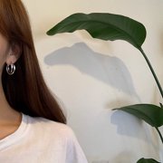 Minimalist Double Hoop earrings