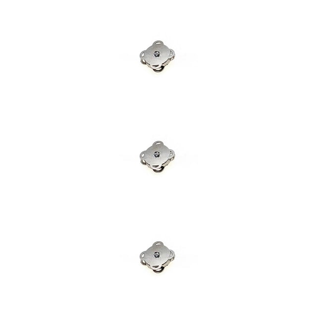 Guardurnaity 10 Pieces Zinc Alloy Snap Closure Accessories Replacement Making DIY Clothes Stitching Fastener Knitting Quilting Crafts Type1