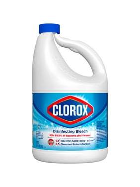Clorox Disinfecting Liquid Bleach, Regular Scent, 121 fl oz
