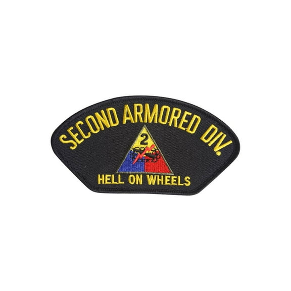 United States Army 2nd Armored Division Hell on Wheels Patch