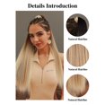 thumbnail image 3 of Extension de Cheveux Queue de Cheval Longue Droite pour Femmes, Perruque Queue de Cheval Naturelle 26 Pouces pour Usage Quotidien, 3 of 8
