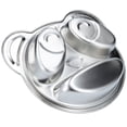 thumbnail image 3 of Ccdes Assiette Compartimentée pour Aliments, Assiette pour Enfants en Acier Inoxydable 304 en Forme de Panda, Vaisselle pour la Maison, la Maternelle et l'École, Assiette pour Aliments en Acier Inoxydable, 3 of 8