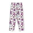 thumbnail image 5 of Xecao Rose Flowers Women's Straight Lounge Pajama Pants: The Epitome of Relaxed Sleepwear, 5 of 9
